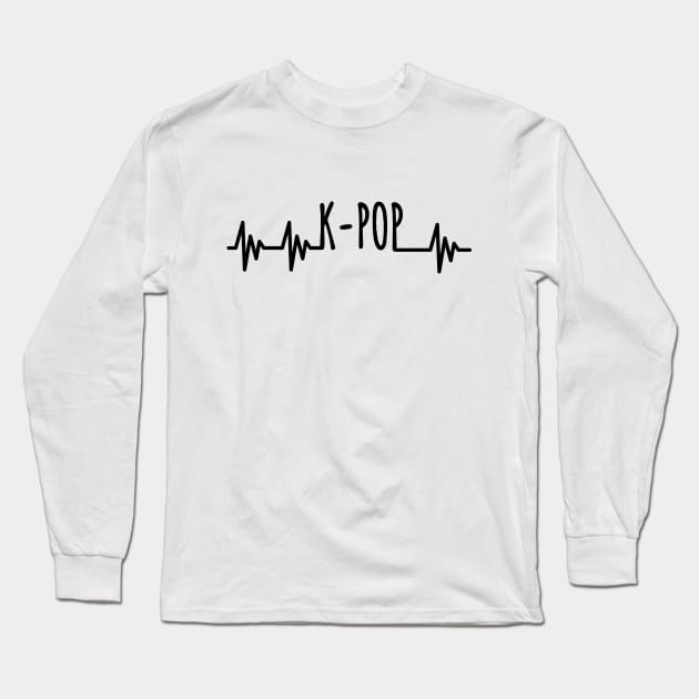 K-Pop Heartbeat Long Sleeve T-Shirt by LunaMay